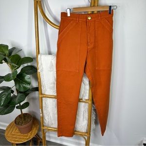 Big Bud Press Pencil Pants, Burnt Orange sz S